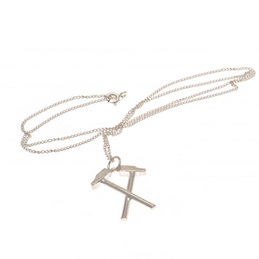 West Ham United FC Sterling Silver Hammers Pendant & Chain