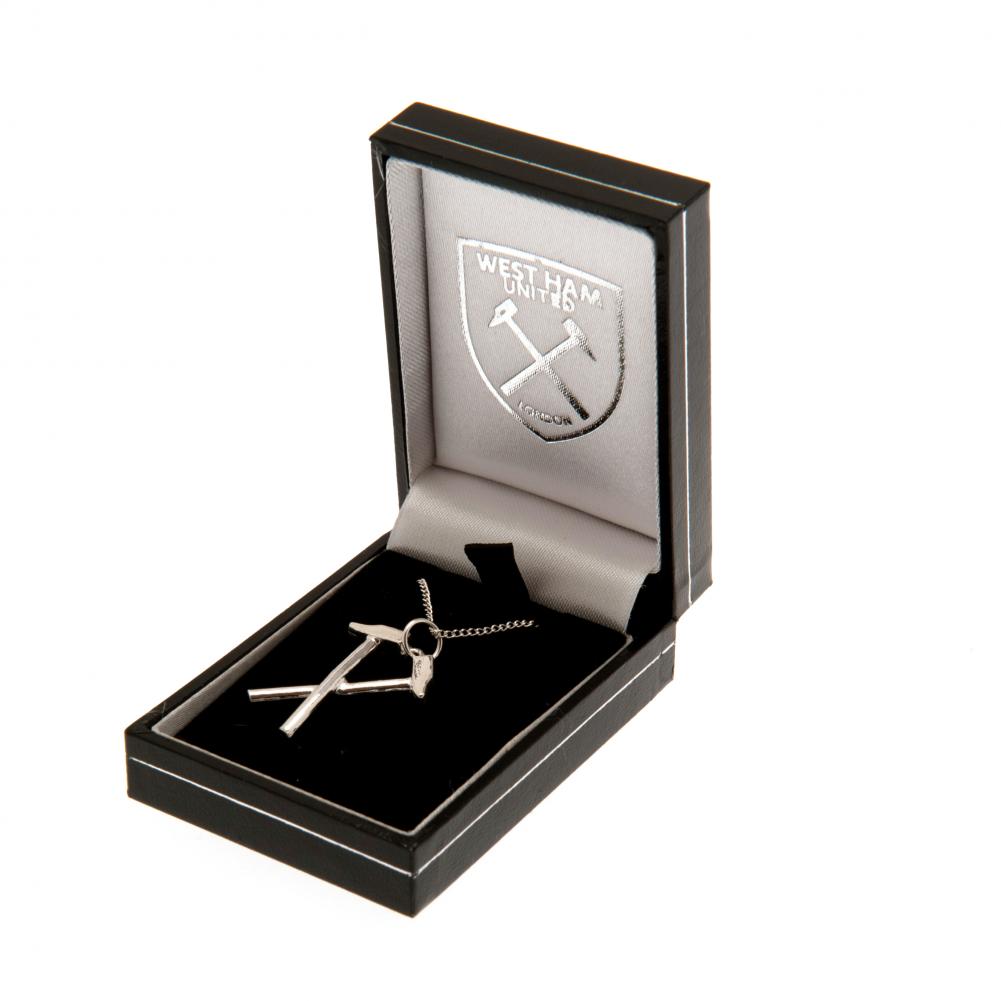 West Ham United FC Sterling Silver Hammers Pendant & Chain