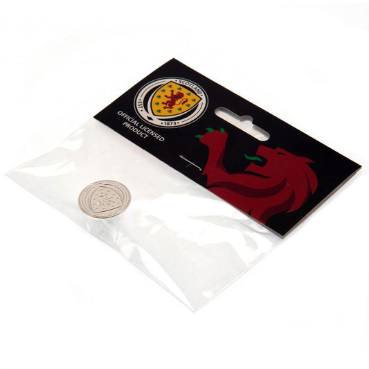 Scottish FA Silver Plated Crest Badge