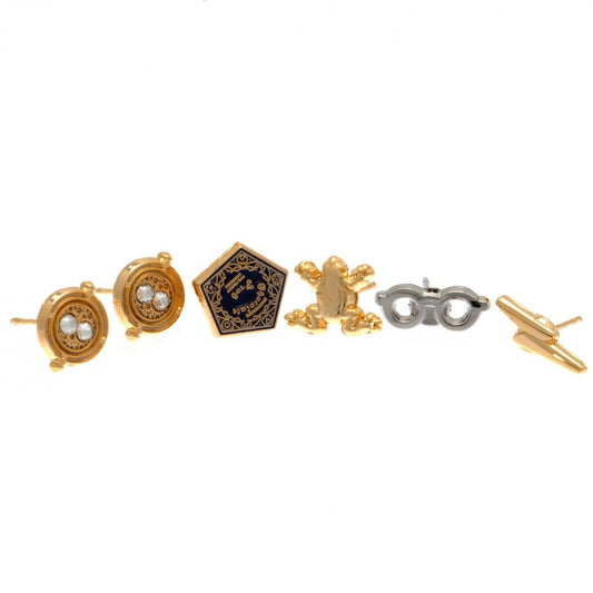 Harry Potter Gold Plated Stud Earring Set
