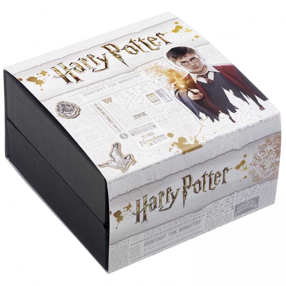 Harry Potter Sterling Silver Golden Snitch Crystal Stud Earrings