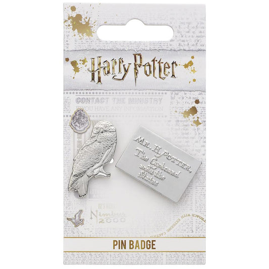 Harry Potter Hedwig Owl & Letter Pin Badge