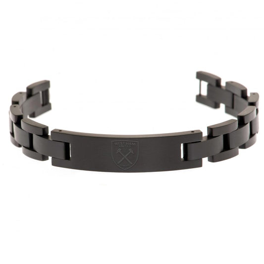 West Ham United FC Black IP Bracelet