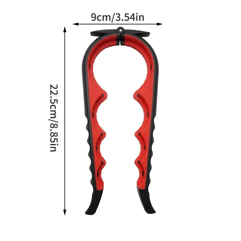 4-in-1 Multifunction Bottle Can Jar Opener Anti Slip Aluminium Tool