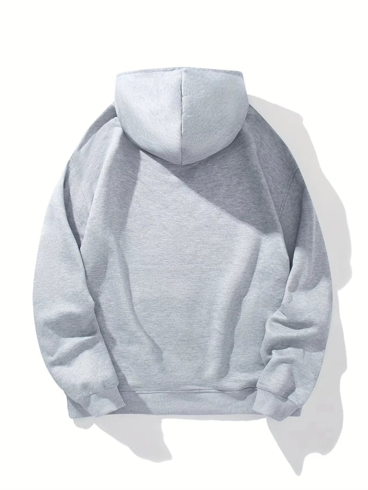 Men’s England Flag Hoodie - Casual Winter Pullover Sweatshirt, Regular Fit