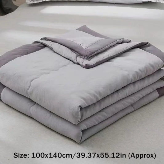 Cooling Summer Blanket Breathable Cotton Lightweight Cold Effect Quilt