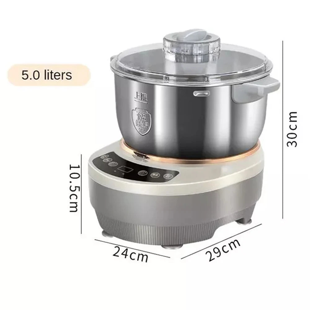 200W Electric Dough Mixer Stand Kneading Machine 5L/7L Stainless Bowl