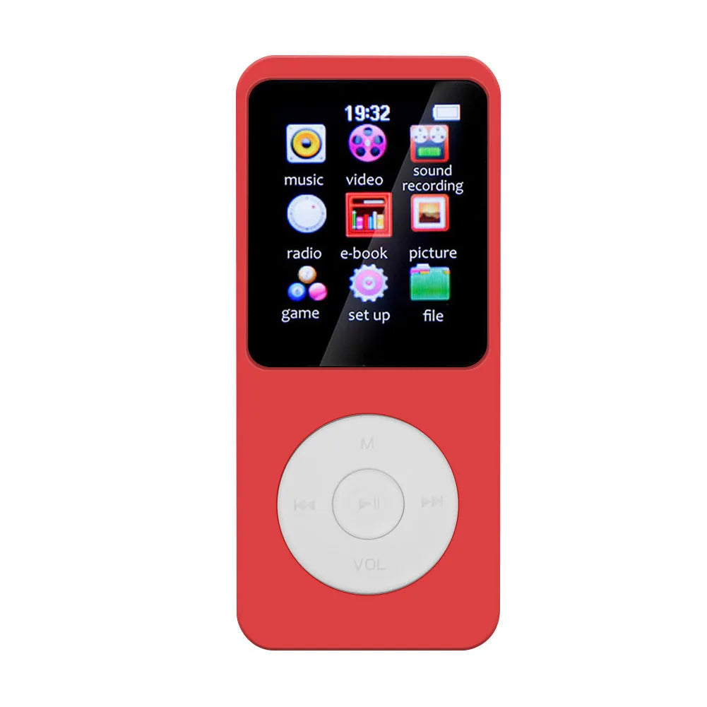 Bluetooth 5.0 MP3 Player with Speaker, FM Radio & Recording
