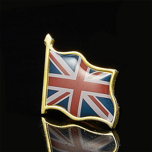 UK Flag Lapel Pin Metal Brooch Multicolour Patriotic Badge Badge Pin