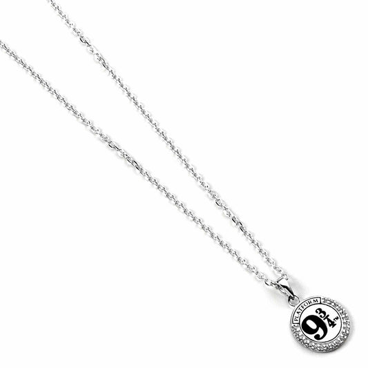 Harry Potter Sterling Silver 9 & 3 Quarters Crystal Necklace