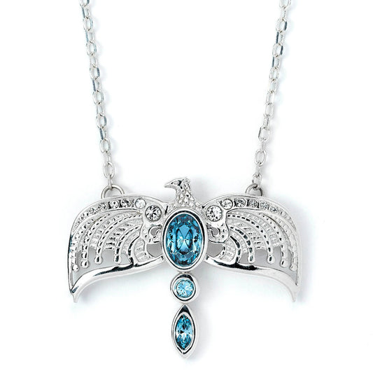Harry Potter Sterling Silver Diadem Crystal Necklace