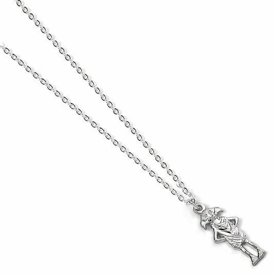 Harry Potter Silver Plated Dobby House Elf Necklace