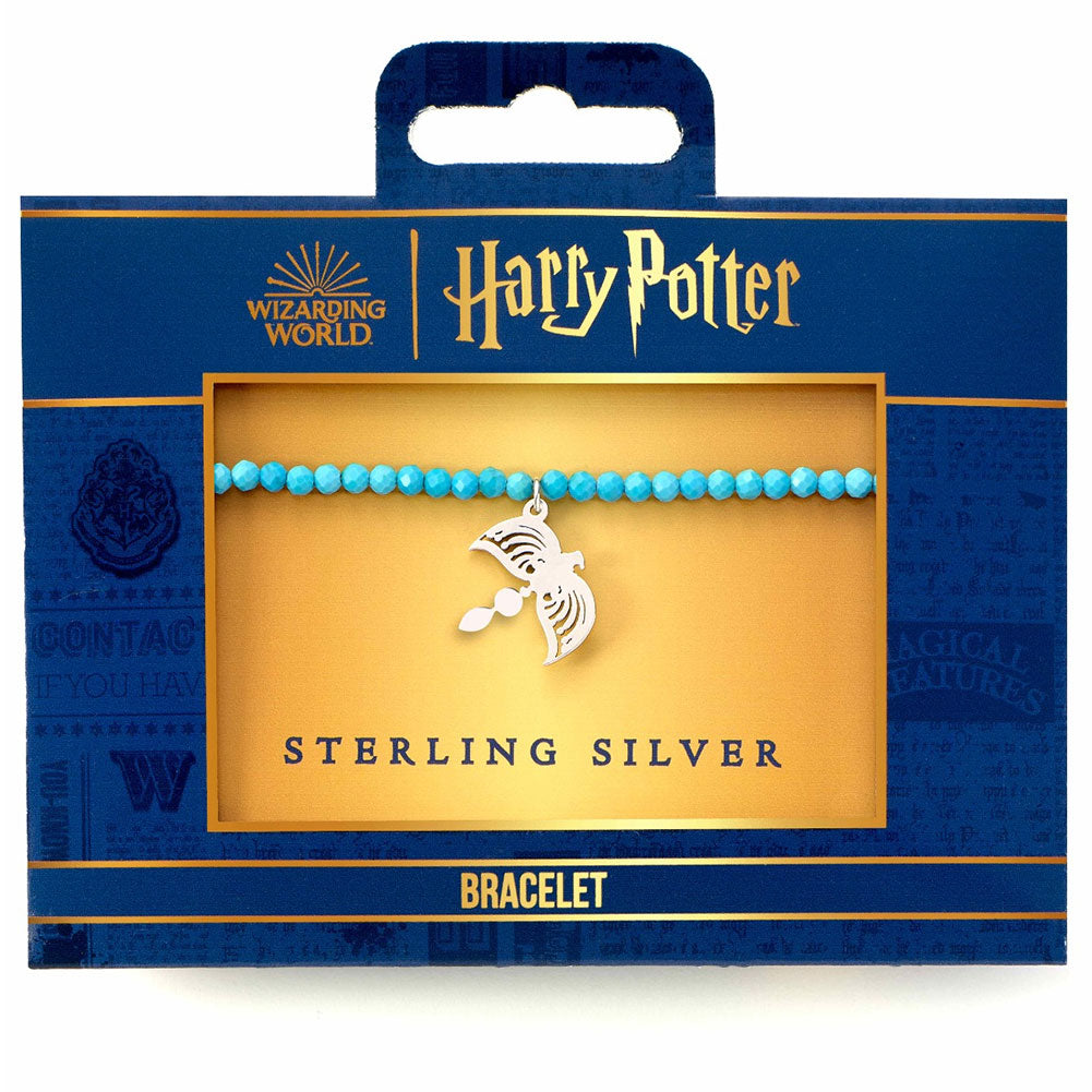 Harry Potter Stone Bracelet With Sterling Silver Diadem Charm