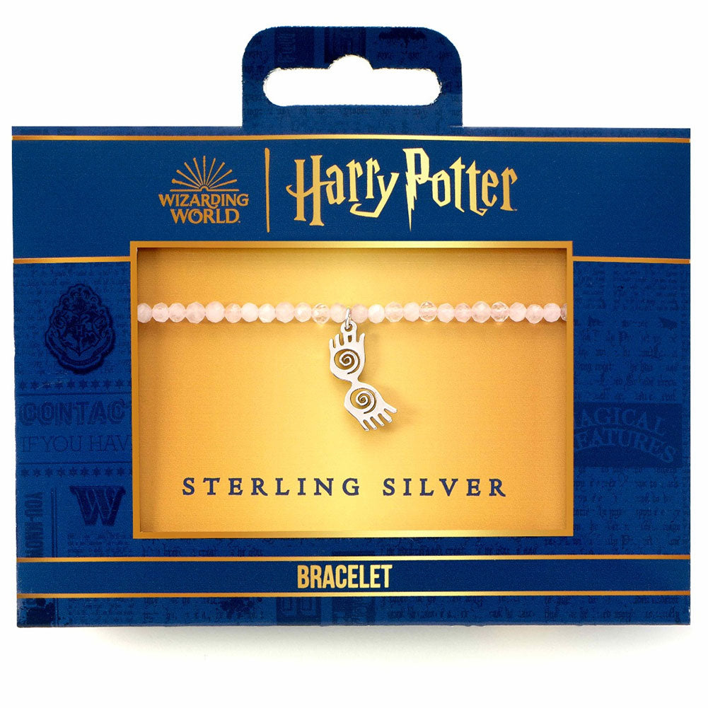 Harry Potter Stone Bracelet With Sterling Silver Luna Spectrespecs Charm