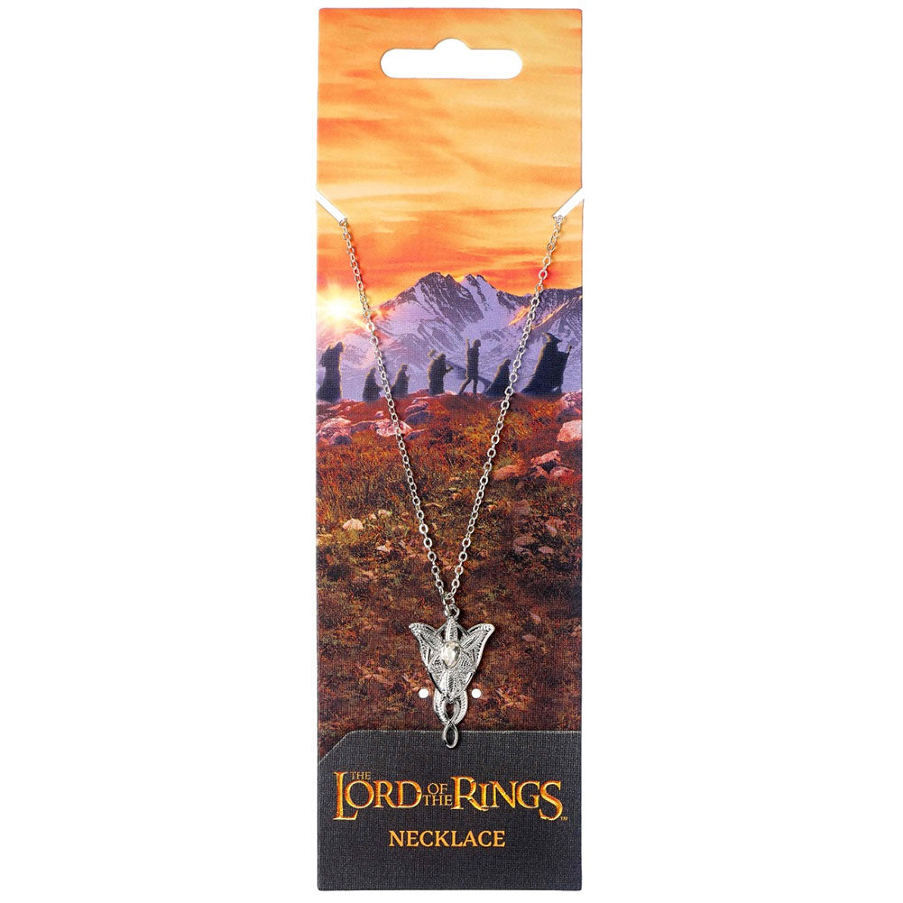 The Lord Of The Rings Silver Plated Evenstar Necklace