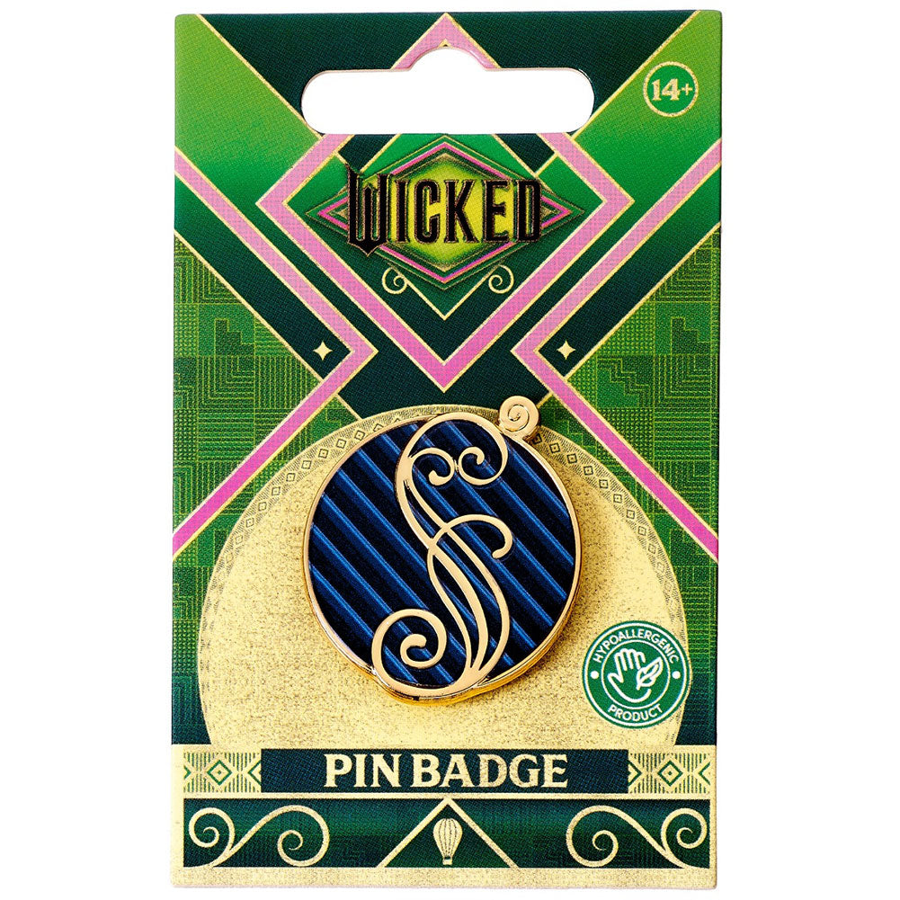 Wicked Blue Shiz University Pin Badge