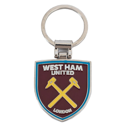 West Ham United FC Boxed Crest Keyring