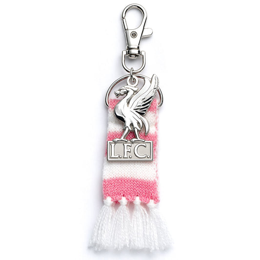 Liverpool FC Pink Bar Scarf Bag Charm