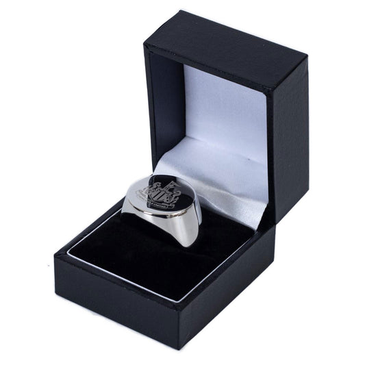 Newcastle United FC Round Signet Ring Large