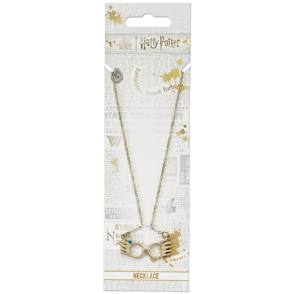 Harry Potter Gold Plated Luna Spectrespecs Necklace
