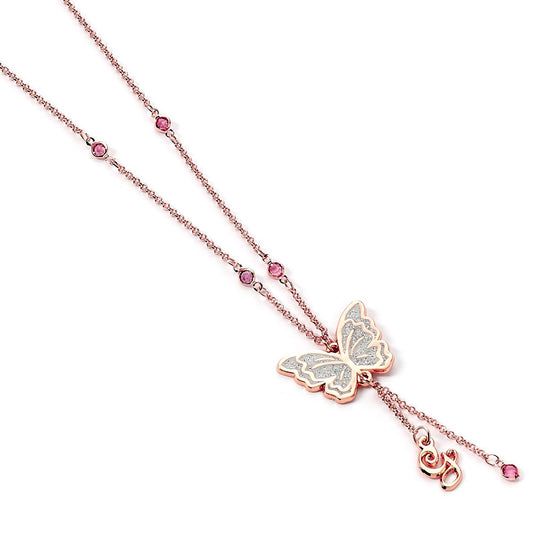 Wicked Rose Gold Glinda Butterfly Necklace