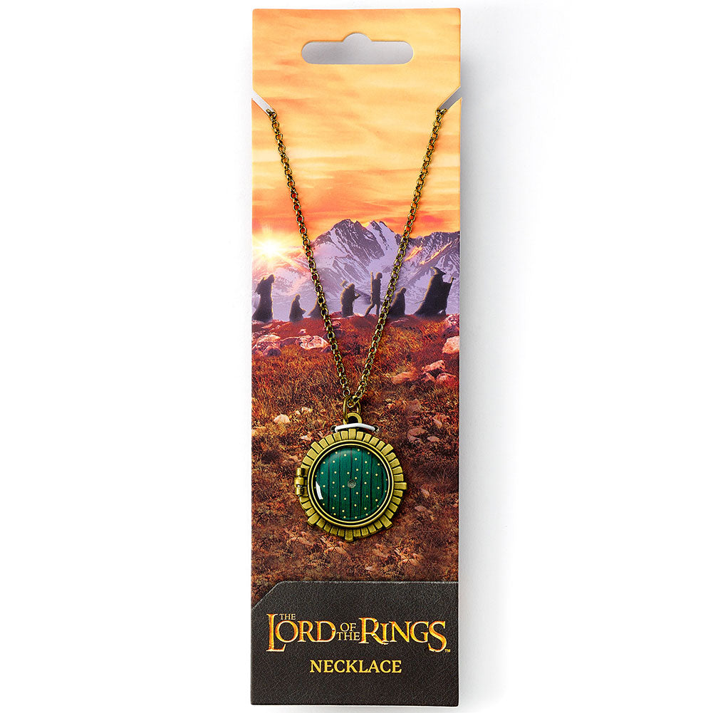 The Lord Of The Rings Silver Plated Hobbit Door Necklace
