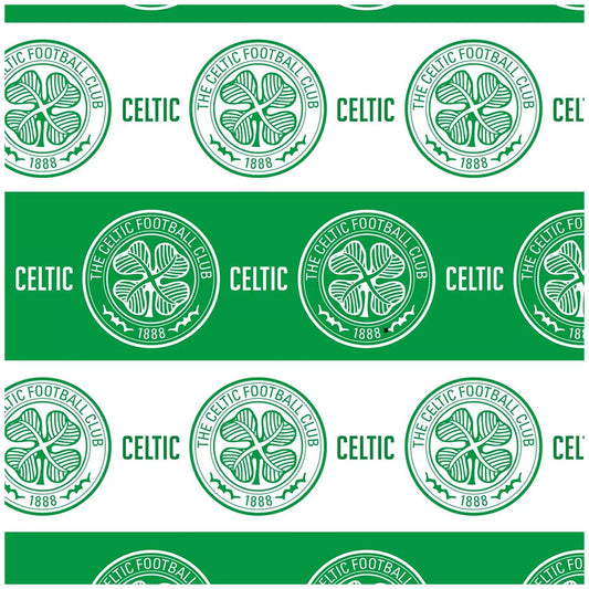 Celtic FC Text Gift Wrap