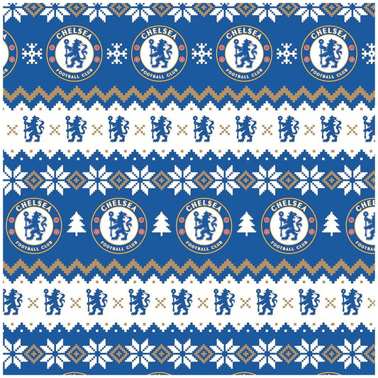 Chelsea FC Christmas Gift Wrap