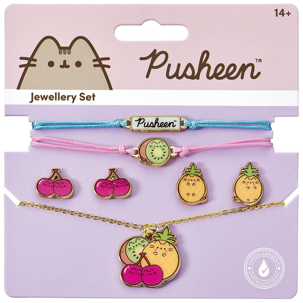 Pusheen Jewellery Set