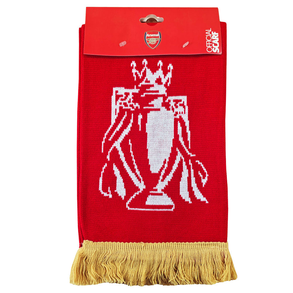 Arsenal FC Gold Premier League Champions Scarf