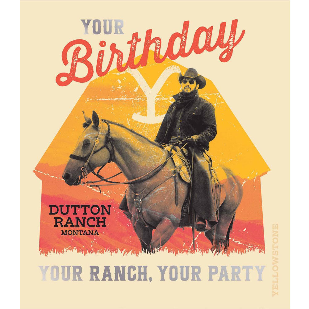Yellowstone Birthday Card