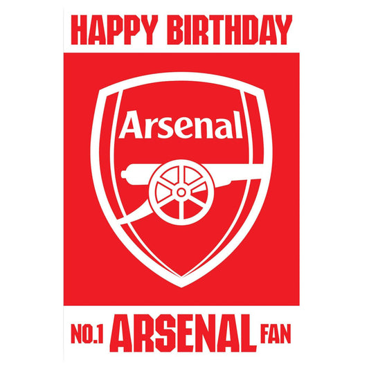 Arsenal FC 3D Lenticular Birthday Card