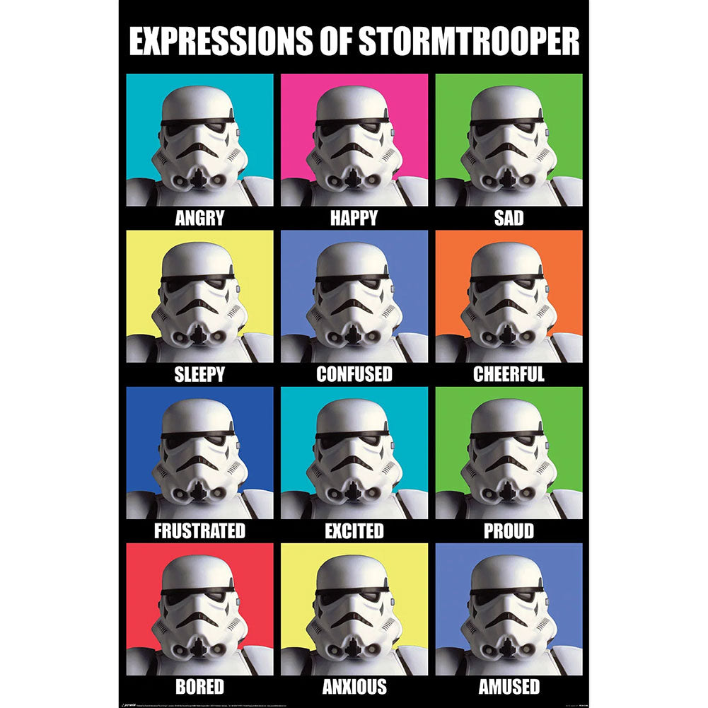Star Wars Stormtrooper Expressions Poster 80
