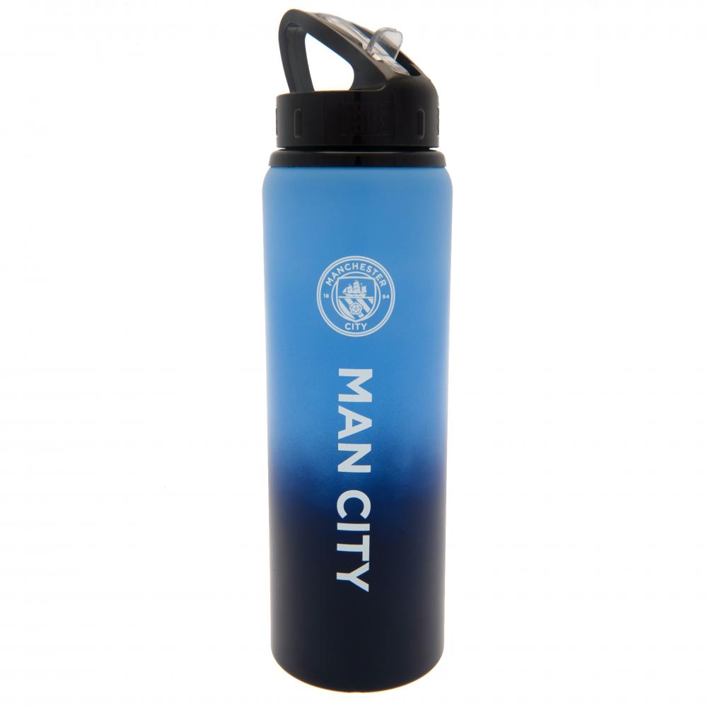 Manchester City FC 750ml Fade Aluminium Drinks Bottle
