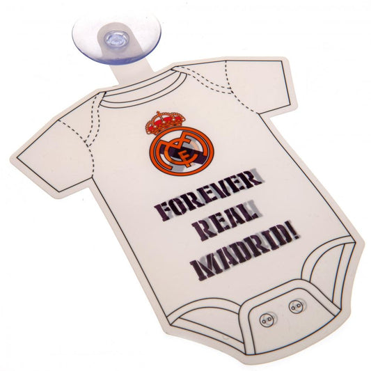 Real Madrid CF Baby On Board Sign