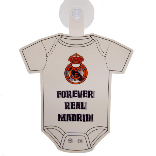 Real Madrid CF Baby On Board Sign