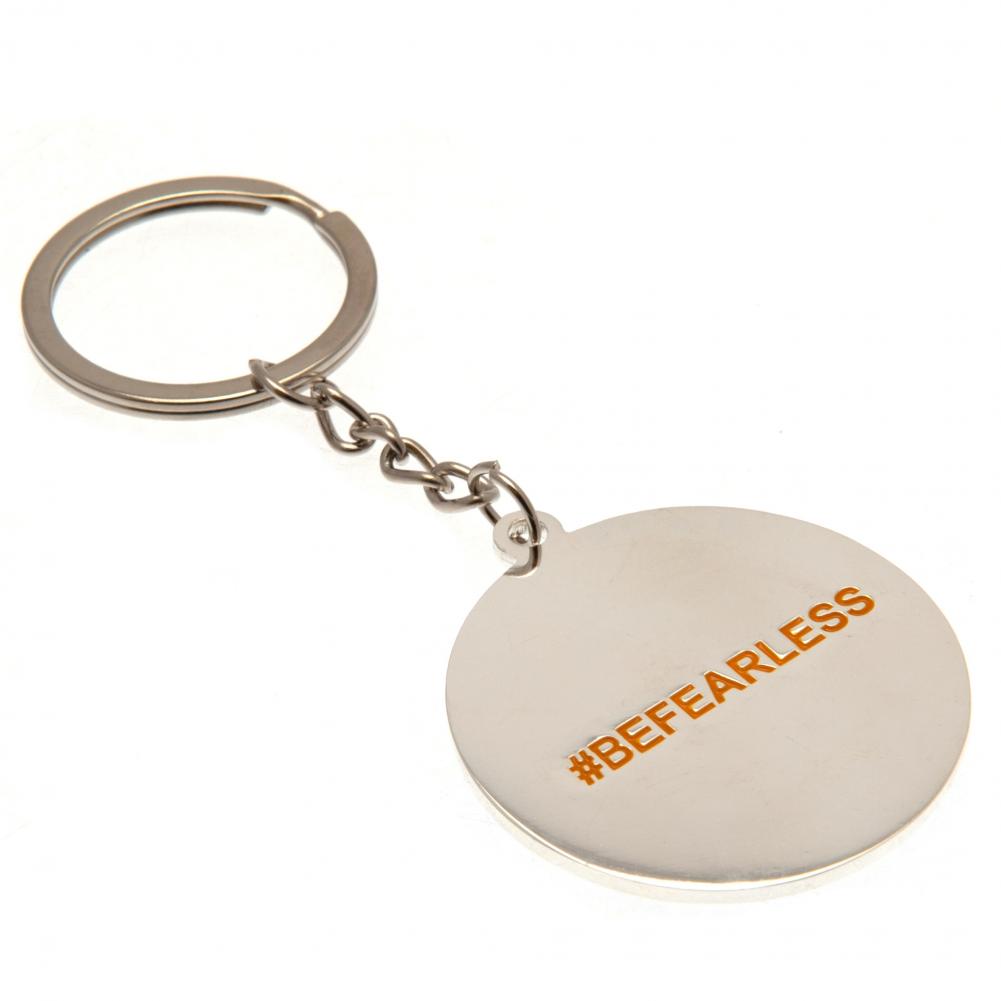 Leicester City FC #befearless Crest Keyring