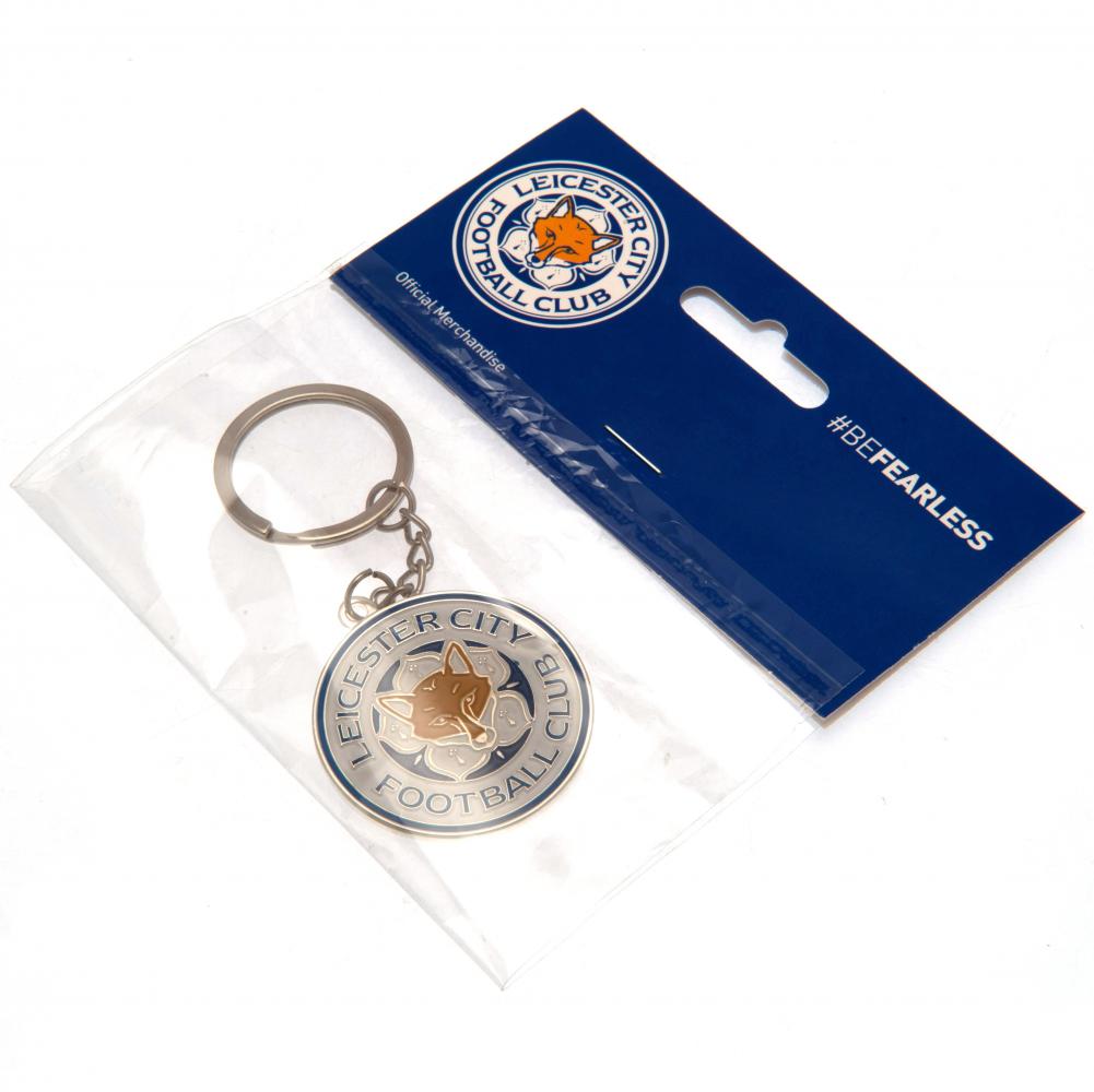 Leicester City FC #befearless Crest Keyring