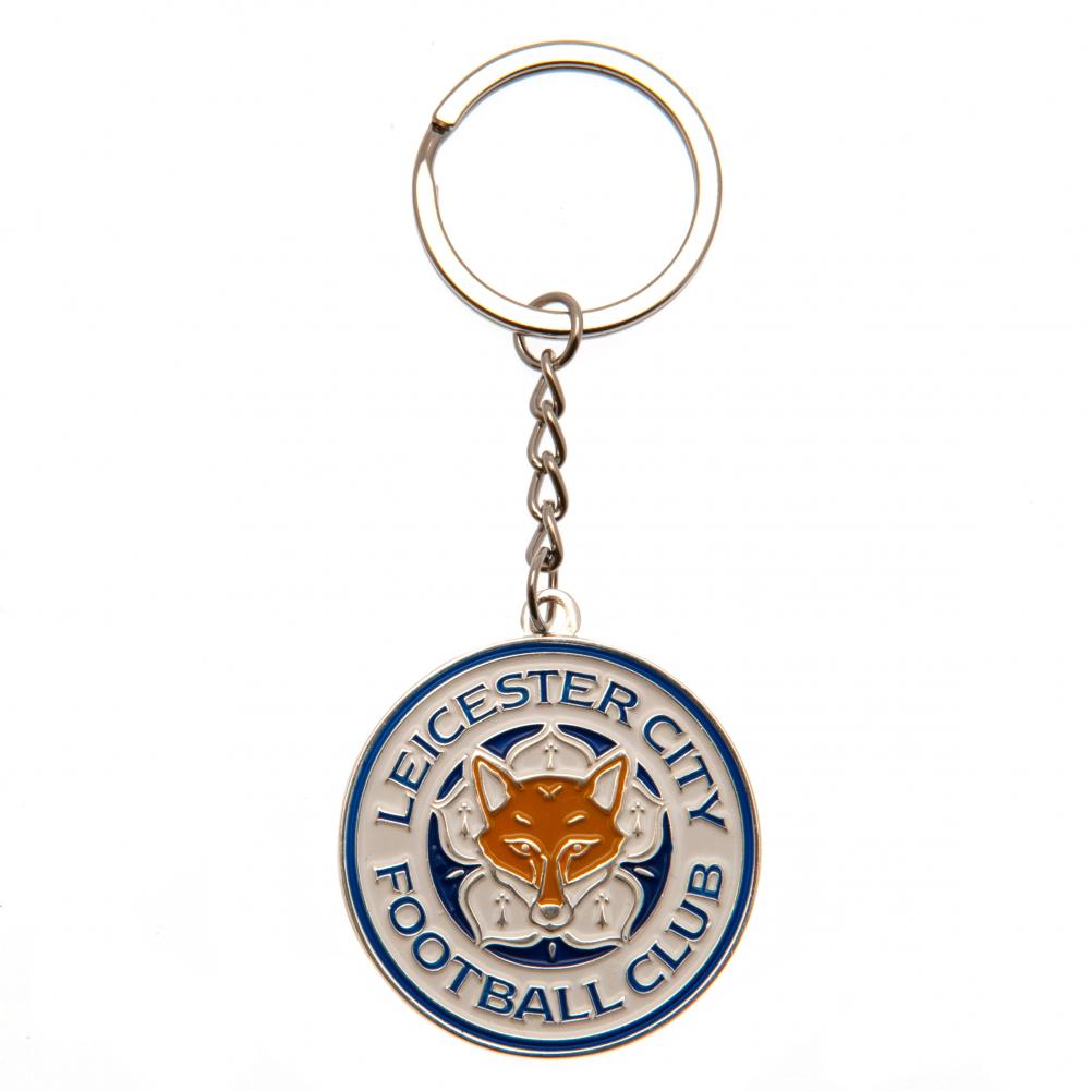 Leicester City FC #befearless Crest Keyring