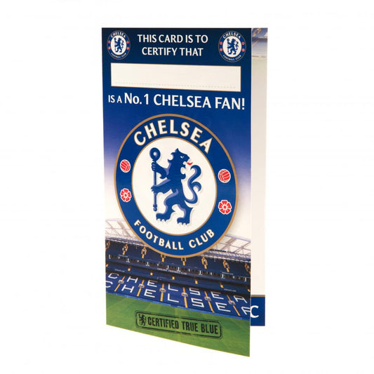 Chelsea FC No. 1 Fan Birthday Card