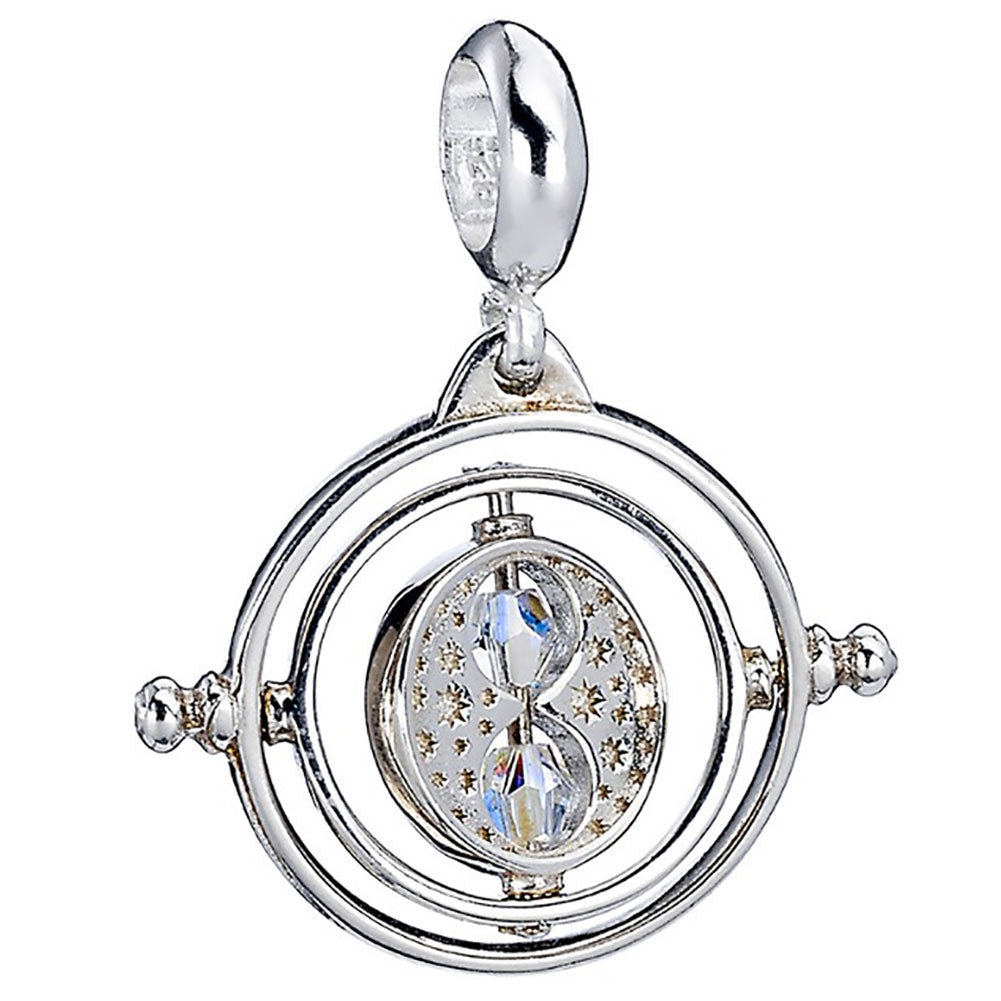Harry Potter Sterling Silver Time Turner Crystal Charm
