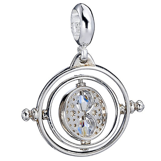 Harry Potter Sterling Silver Time Turner Crystal Charm