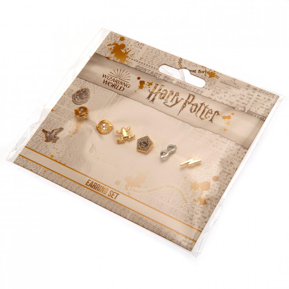 Harry Potter Gold Plated Stud Earring Set