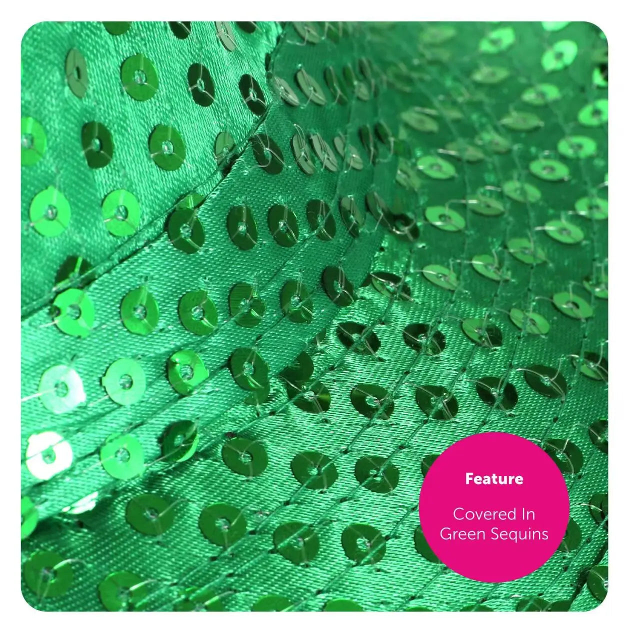 Irish Green Sequin Trilby Hat – Sparkly Fedora for St Patrick’s Day & Ireland Celebrations