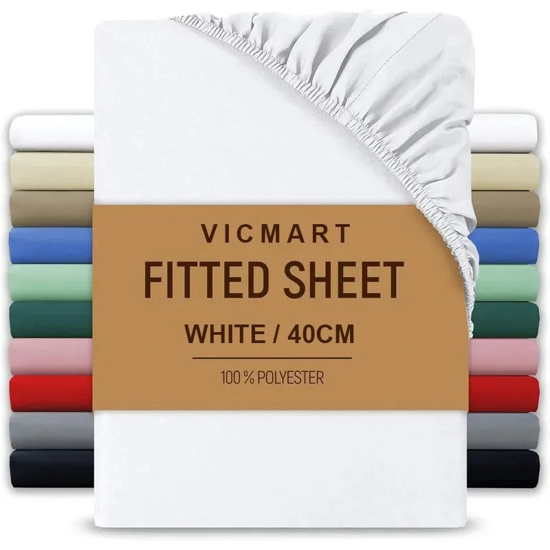 Extra Deep Microfibre Fitted Sheet 40cm Pocket Sage Green Bedding