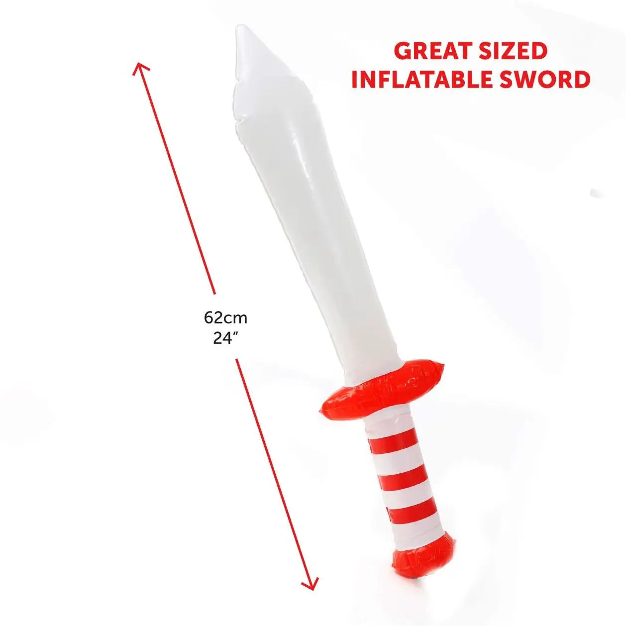 England Inflatable Sword & Shield Set – 24" Sword & 18"x13" Shield for Sports & English Celebrations