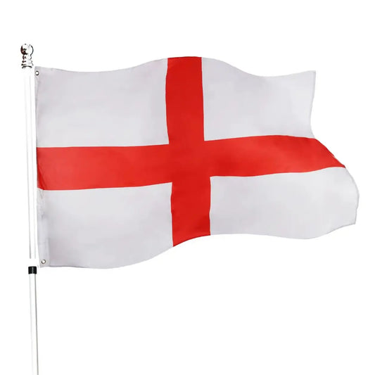 Large England Flag 5×3 ft – St. George’s Day & Euros Football Supporter Banner for Indoor & Outdoor