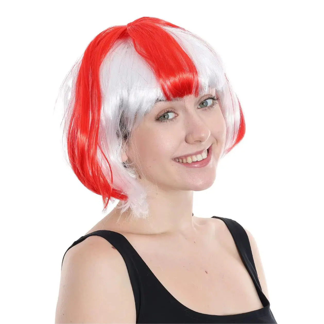 England Flag Bob Wig – St George’s Day Fancy Dress Costume for Football & Rugby Fans