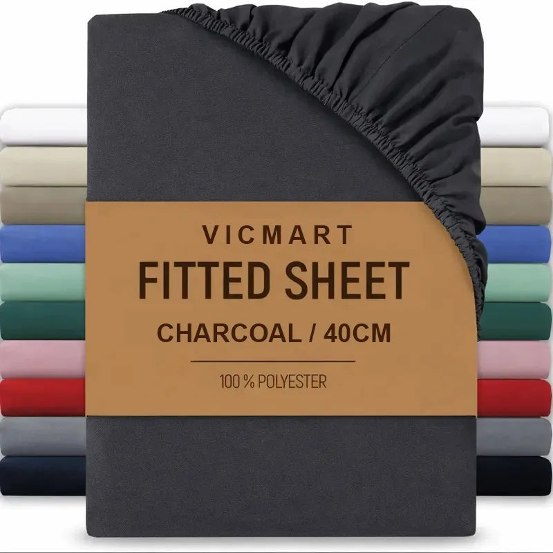 Extra Deep Microfibre Fitted Sheet 40cm Pocket Sage Green Bedding
