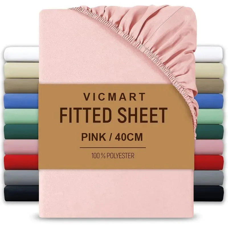 Extra Deep Microfibre Fitted Sheet 40cm Pocket Sage Green Bedding